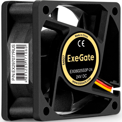 Вентилятор 24В DC EXEGATE EX06025S3P-24